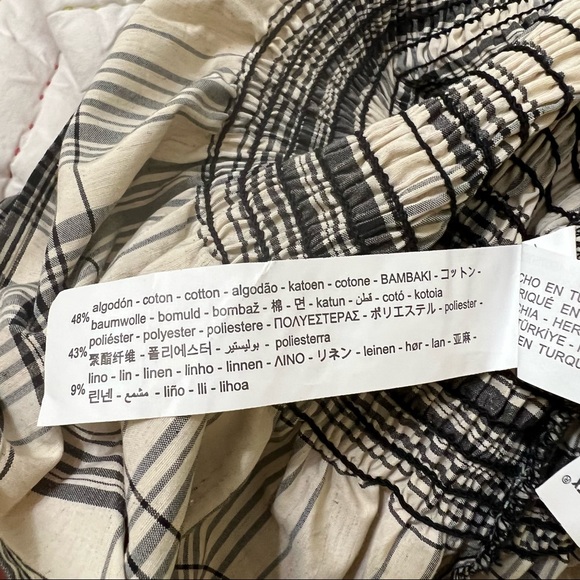 Zara Check Stretch top - Picture 9 of 11